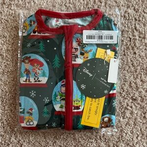 Little Sleepies Disney Toy Story Snow Globe Zipped Sleeper - Green & Red